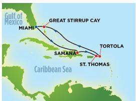 eastern caribbean map
