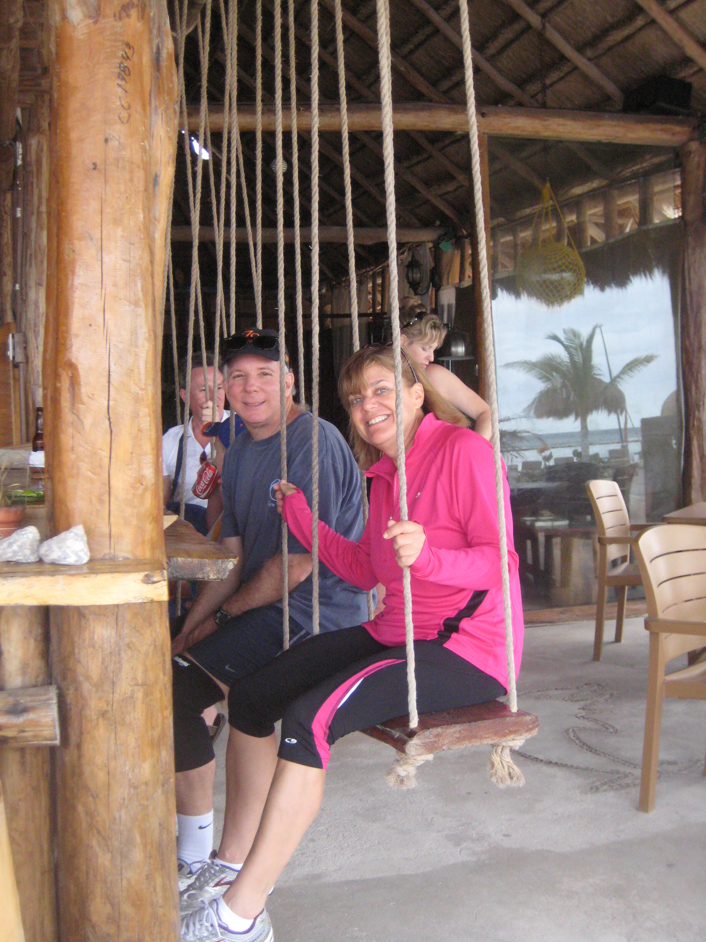 swinging in Costa Maya