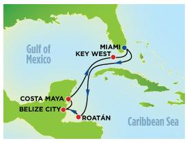 western caribbean map